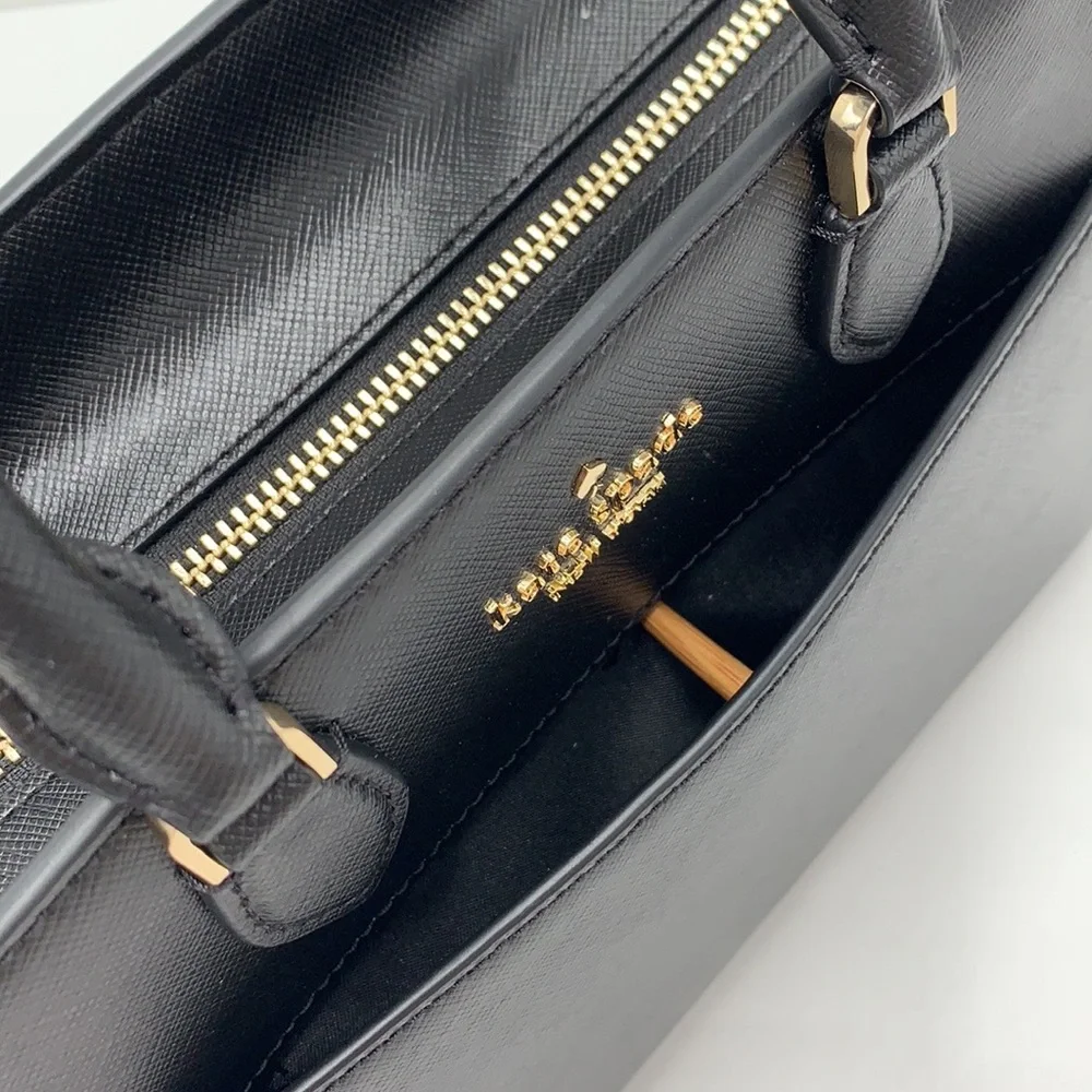 KATE SPADE Madison Saffiano Leather
(NWT
Small Satchel BLACK COLOR - Picture 10 of 13